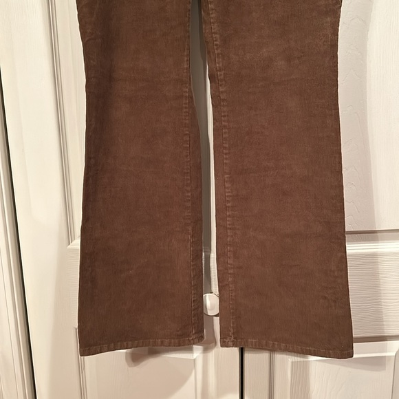 St John’s Bay sz 12 Boot Cut Brown Corduroys with Tummy Panel Secret Slender - Picture 3 of 8